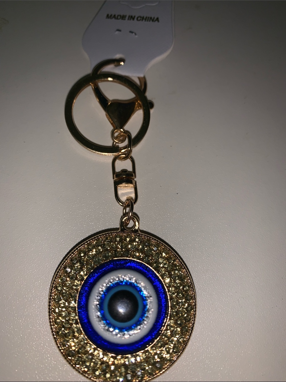Evil Eye protection bag/purse charm keychain